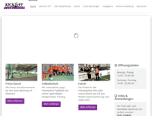 Tablet Screenshot of kickoff-bs.de